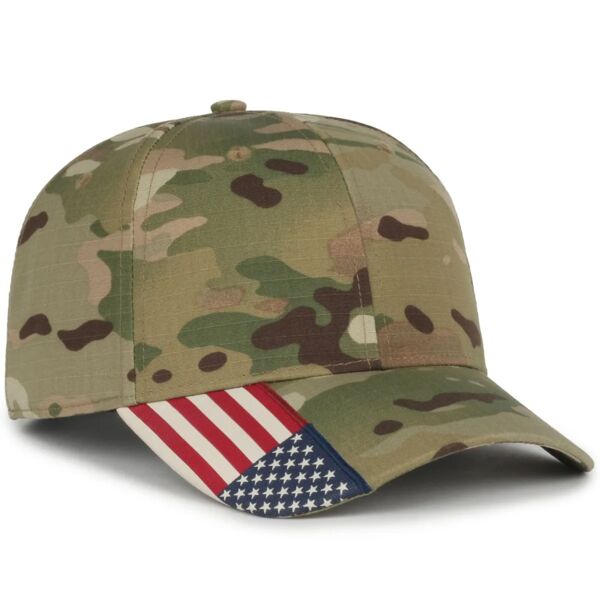 Multicam® Cap w/Flag Visor Thumbnail
