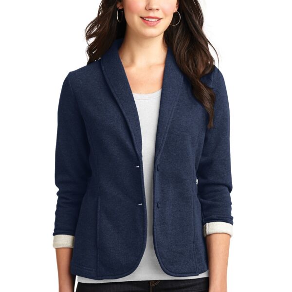 Women's Fleece Blazer Thumbnail