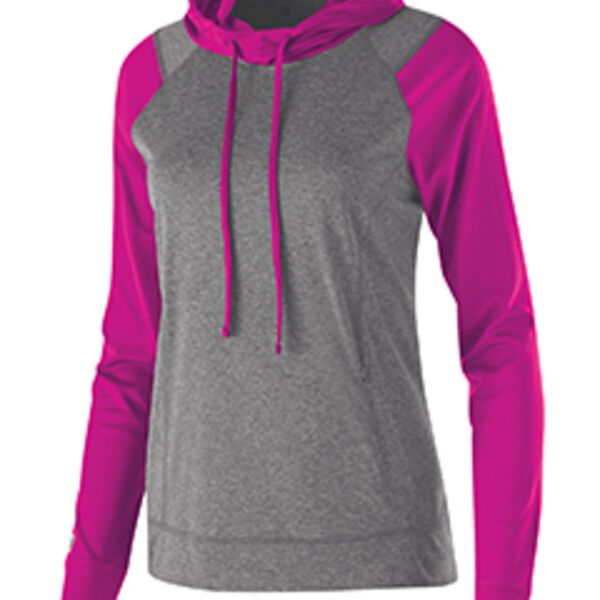 Ladies' Dry-Excel™ Echo Performance Polyester Knit Training Hoodie Thumbnail